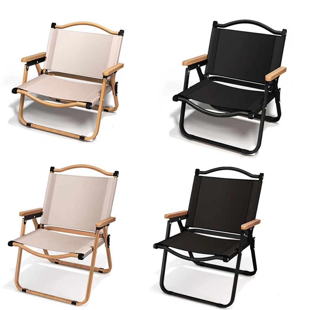 Outdoor Sport Chairs - 휴대용 캠핑 의자, 알루미늄 합금 목재
