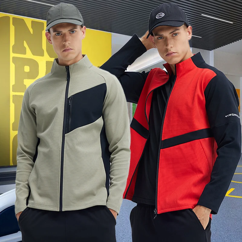 Outdoor Sport Brand Jacket - 남성용 체육관 스포츠 후드 피트니스 탑