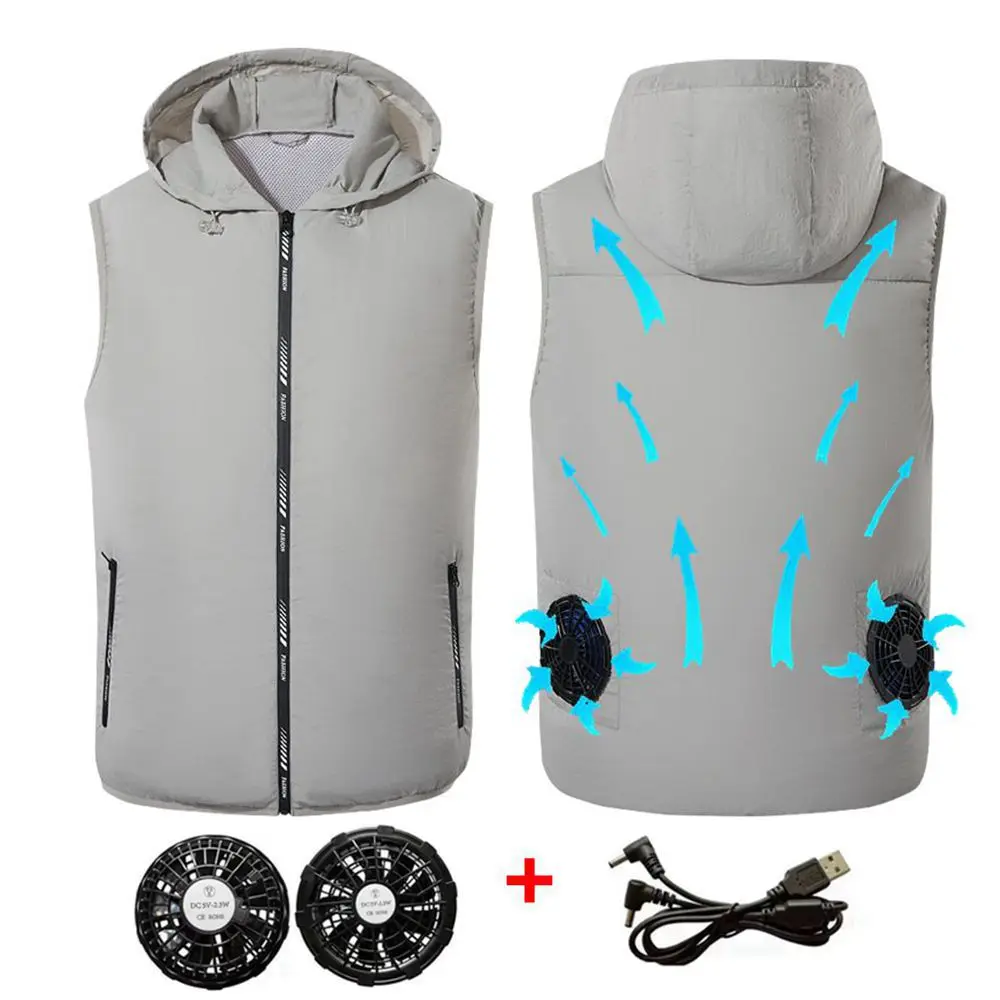Outdoor Sport Brand Jacket - 여름 스포츠 선풍기 에어컨 시원한 남자