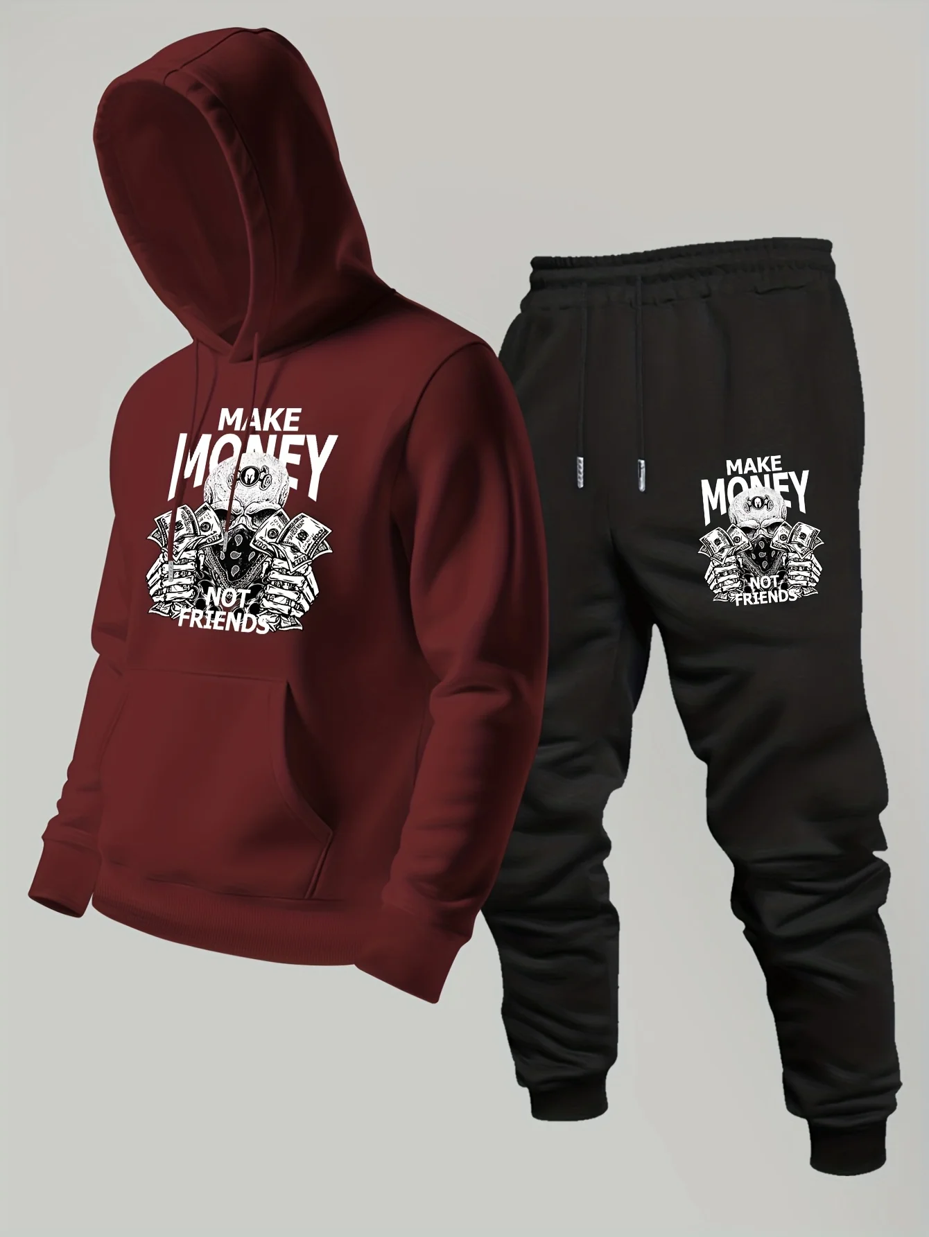 2026 신상 남성 프린트 후드티셔츠 & 팬츠 2PCS - Outdoor Sport Hoodie 리뷰 및 가격