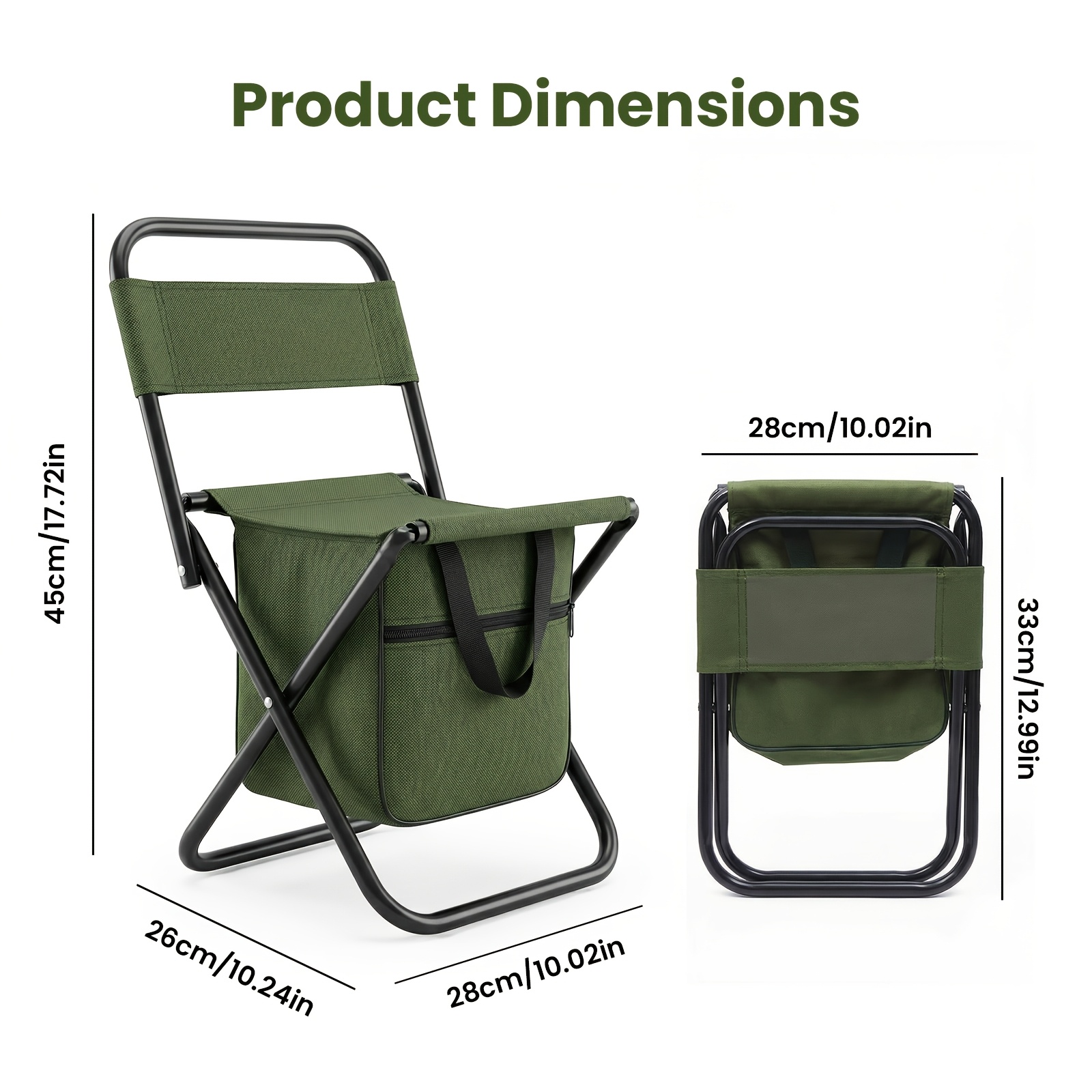 2 in 1 캠핑 의자 (대형 가방 포함), 경량 접이 - Outdoor Sport Chairs 리뷰 및 가격