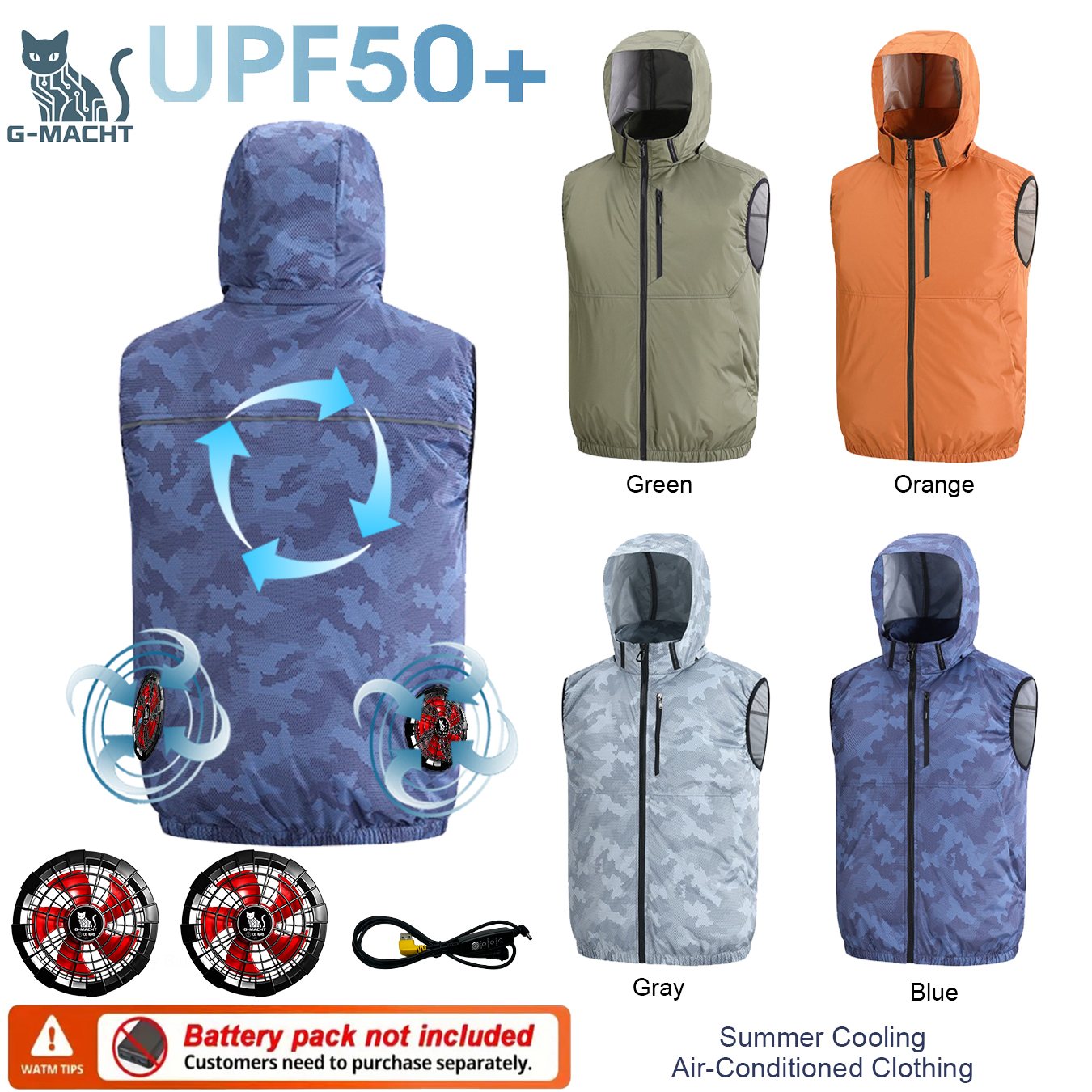 여름 스포츠 12V/5V 팬 에어컨 쿨 남녀 여행용 초 - Outdoor Sport Brand Jacket 리뷰 및 가격