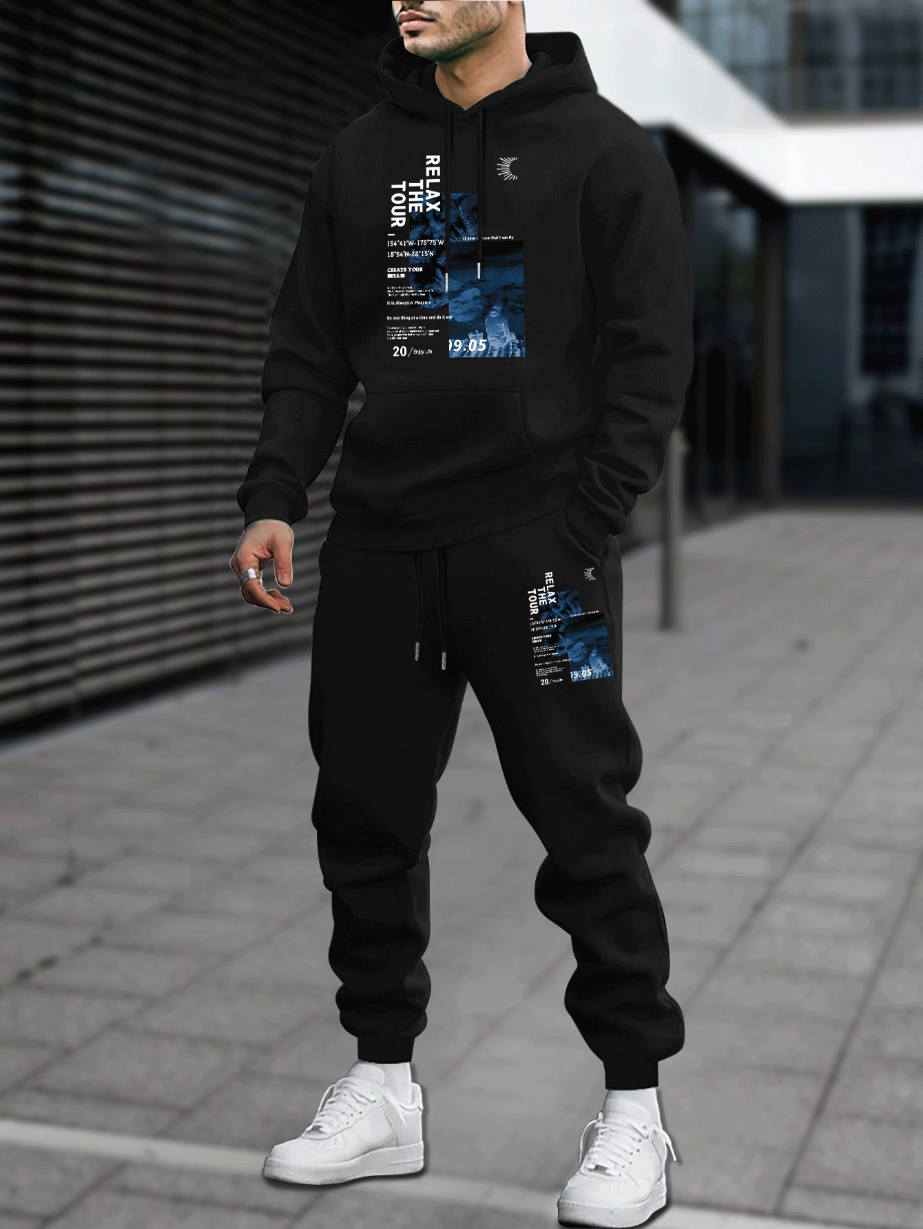 남성 가을 겨울 후드티 스웨트팬츠 2피스 세트 아메리칸 - Outdoor Sport Hoodie 리뷰 및 가격